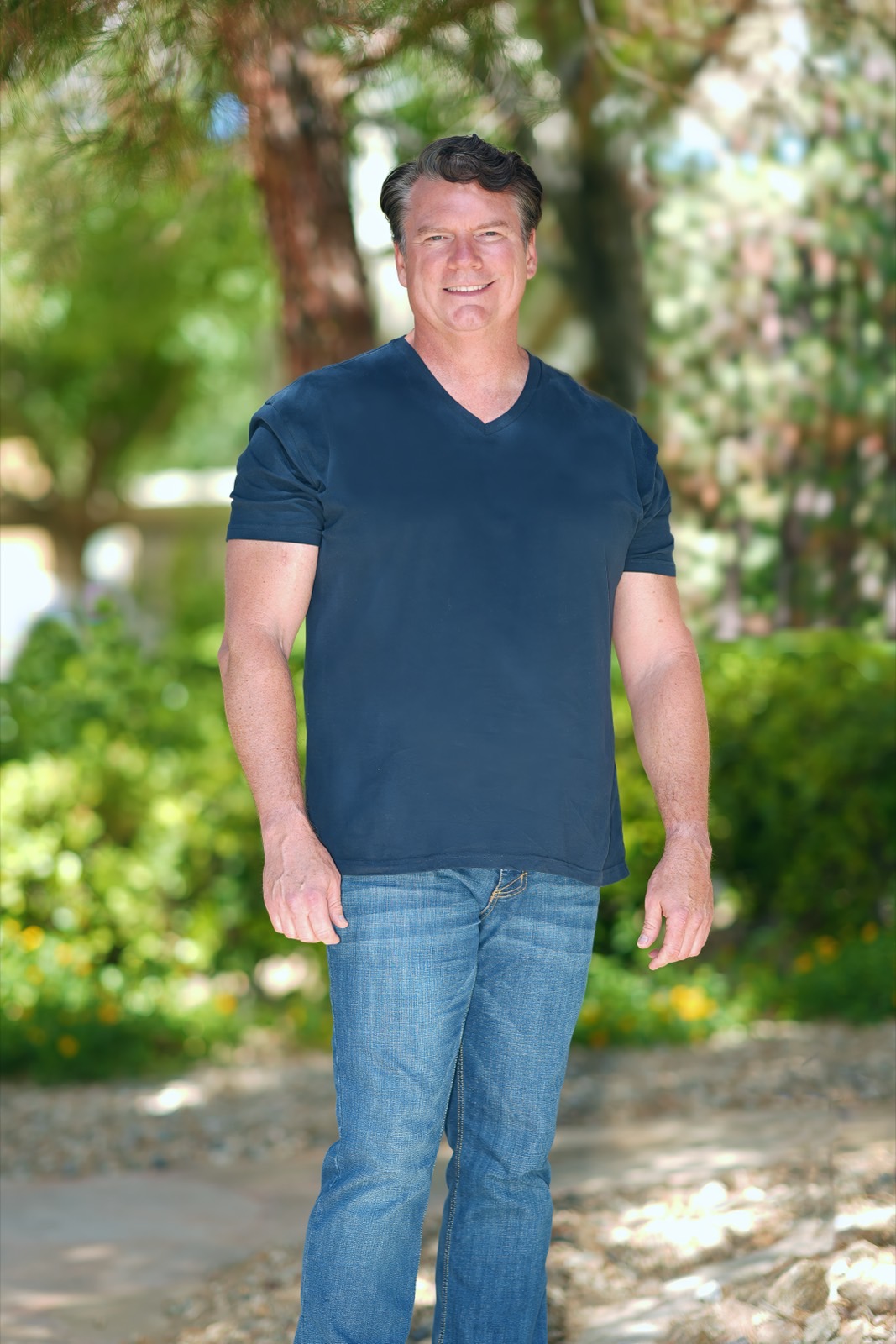 Dale, Las Vegas actor full-length portrait in natural light